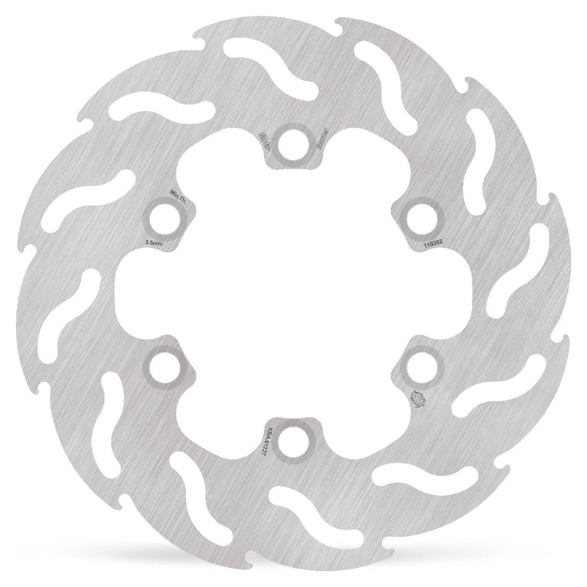 Moto Master Rear Flame Brake Disc for Kawasaki KLX 125 2010-2015