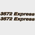 Cruiser Yachts Boat Decals - 3572 Express 13 3/4 Inch Gold (pair)