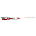 G3 Boat Hull Graphic Decal 73405210 - Mod-V Red Silver Sticker (STBD)