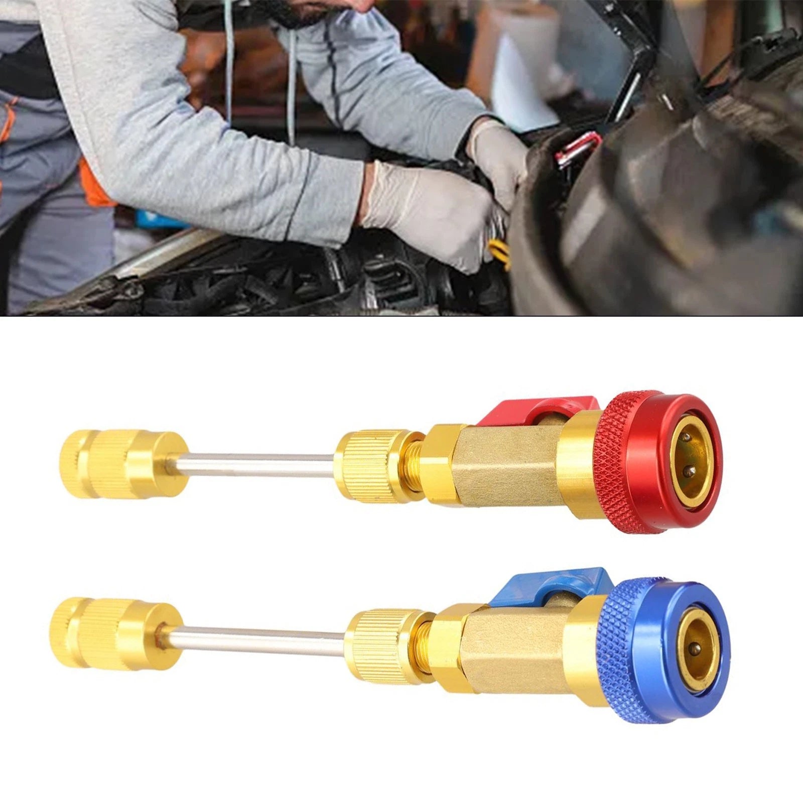 Valve Core Replacement Tool Set for Car and Household Air Conditioners