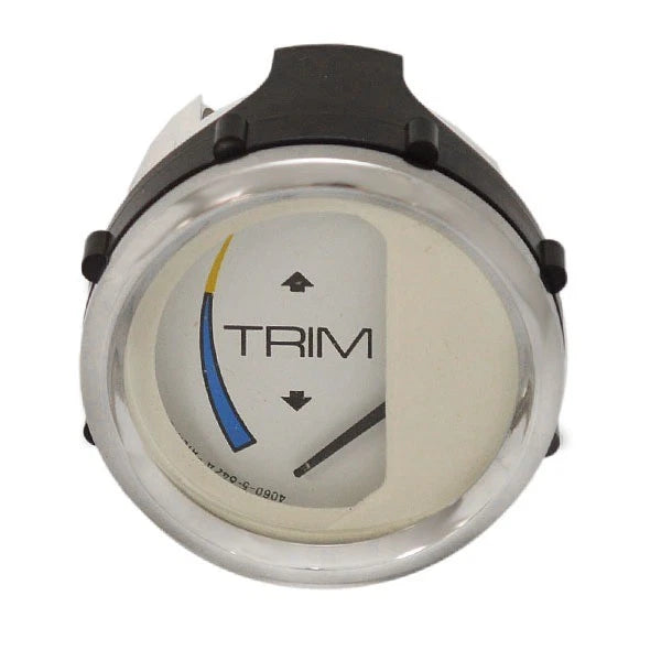 Faria Boat Trim Gauge GP9769A - Mercury Yamaha 2 Inch Silver White