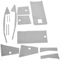 Larson Boat Floor Mats 9TA-150419 - Seadek Storm Gray (14 PC Set)