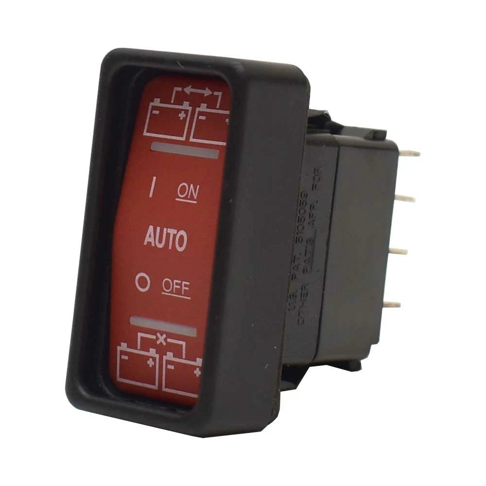 Carling On-Off-On Contura XI Boat Rocker Switch - Battery Power Lighted