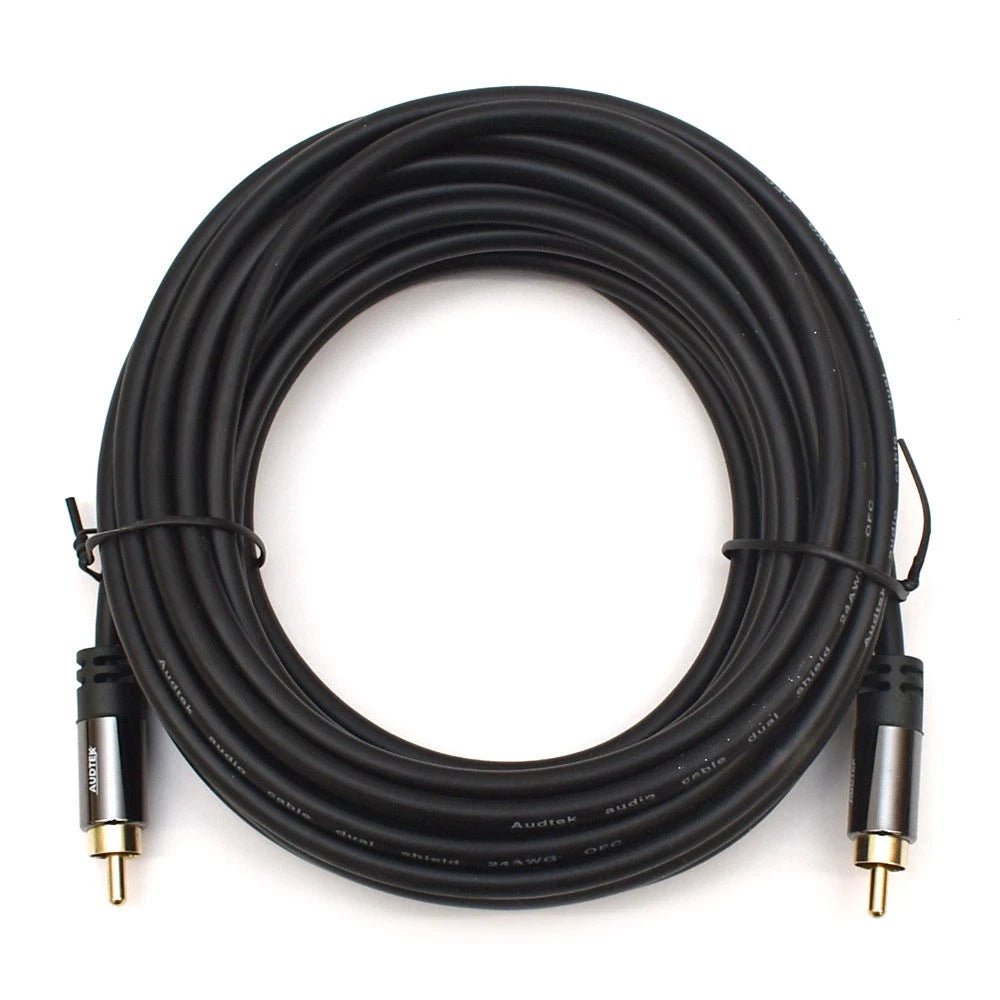 Audtek Boat Premium RCA Audio/Video Cable 181-955 - SMC25 25 Foot