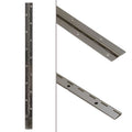 HCB Boat Hatch Seat Piano Hinge - 18 Gauge 18 Inch Stainless