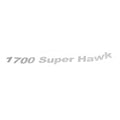 Crestliner Boat Decal 2007464 - 1700 Super Hawk Metallic Silver