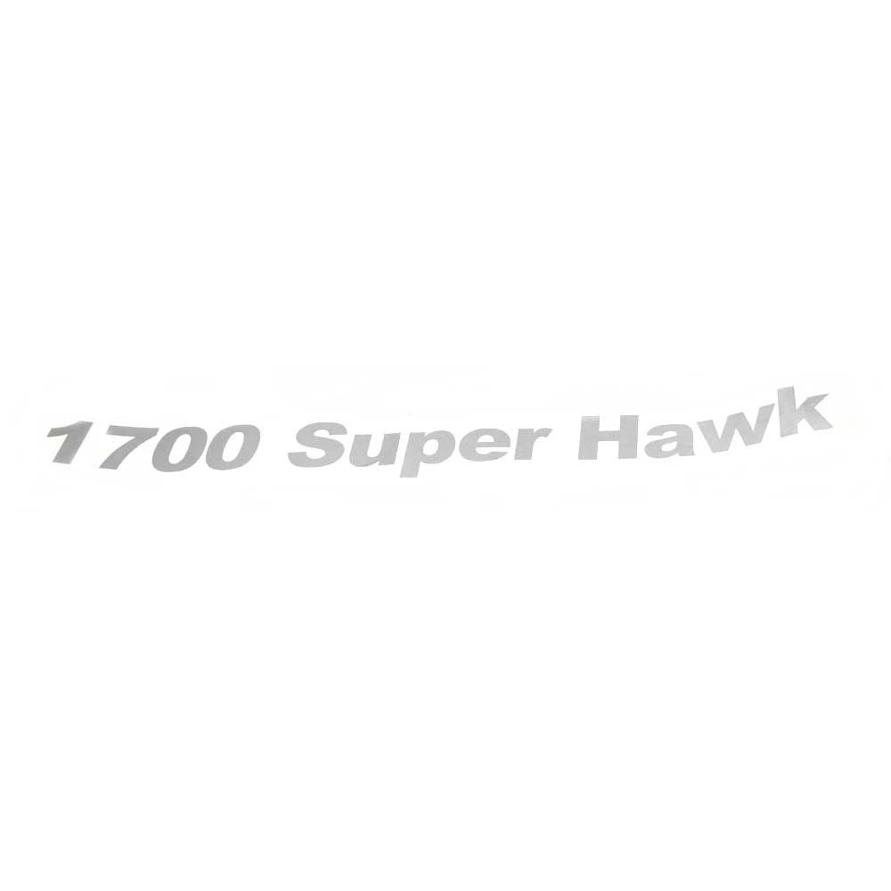 Crestliner Boat Decal 2007464 - 1700 Super Hawk Metallic Silver