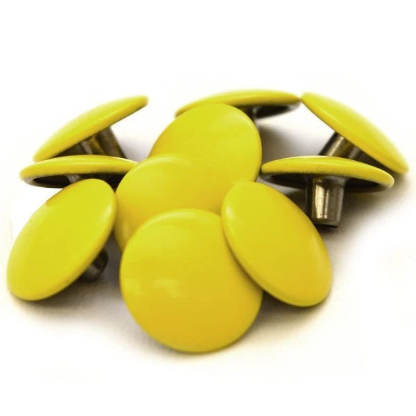 Fasnap Corp Boat Cover Snaps BNS4647YLO - Glossy Yellow (10 Pc)