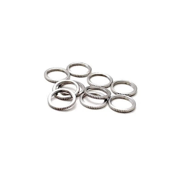 Boat Toggle Switch Nuts - 3/8 Inch Aluminum (set of 10)
