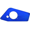 Legend Boat Blank Throttle Control Panel 316538 - Blue Aluminum