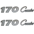 ProCraft Boat Model Decals - 170 Combo Gray Stickers (pair)