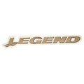 Legend Boat Logo Decal - White Bronze Sticker