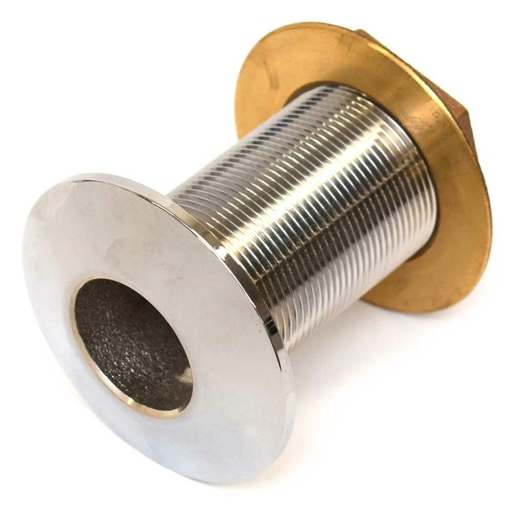 Crownline Boat Thru Hull Fitting - 1 7/8 Inch Stainless Steel