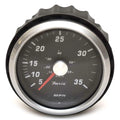 Faria Marine Boat Speedometer Gauge SEK001A - 3 1/4 Inch Silver Black