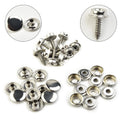 30*/Set Stainless Steel Snap Fastener Canvas Screw Press Stud Marine Boat Cover