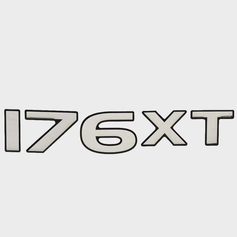 Stratos Boat Raised Emblem Decal 147792-01 - 176XT 10 1/4 X 2 Inch