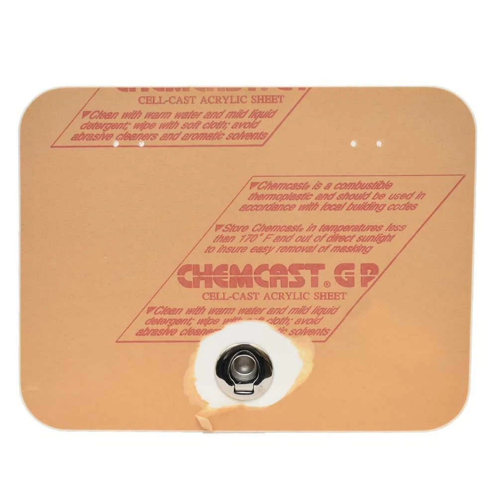 Jet Boat Cooler Lid 6924-1013 - 18 1/4 X 14 Inch Off White Acrylic