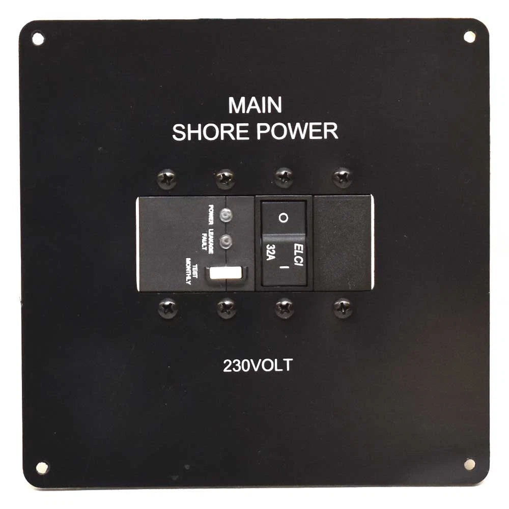 Rinker 260 - 290 Boat Breaker Switch Panel 500974 - Shore Power 230V