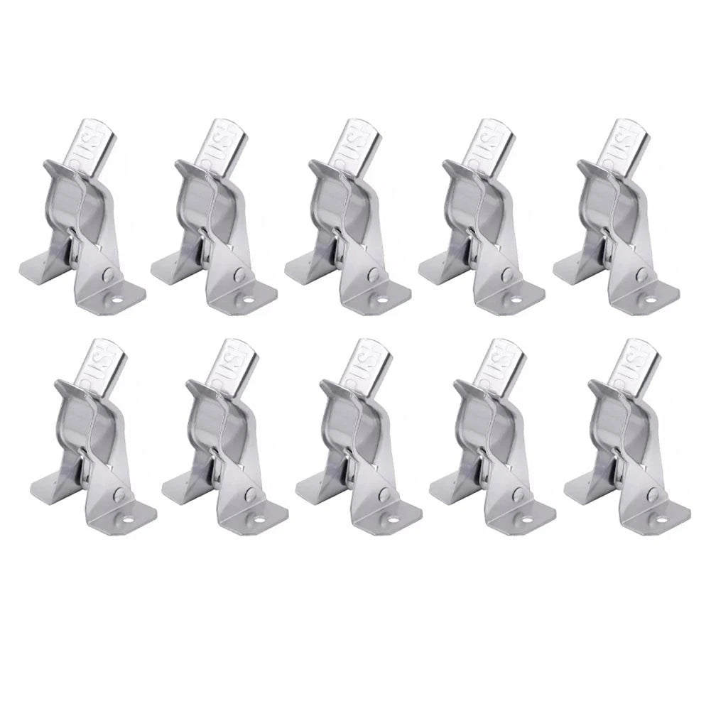Efficient Storage 10 Metal Clips to Organize Your Gardening Tools on the Wall