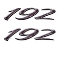 Rinker Boat Brand Decal - 192 Black Gray Stickers (pair)