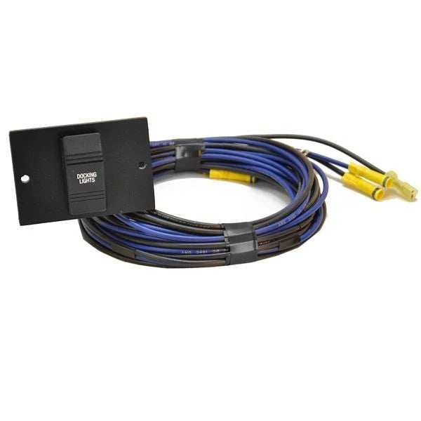 Glastron Boat Switch Panel 028-2820 - Docking Lights 3 1/4 Inch Black