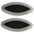 Bomar Boat Portlight Windows C325-10-STD-AS L - Fixed Elliptical (pair)