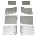 Moomba Boat Trim Plates 115172 - Flow Surf Aluminum (kit)