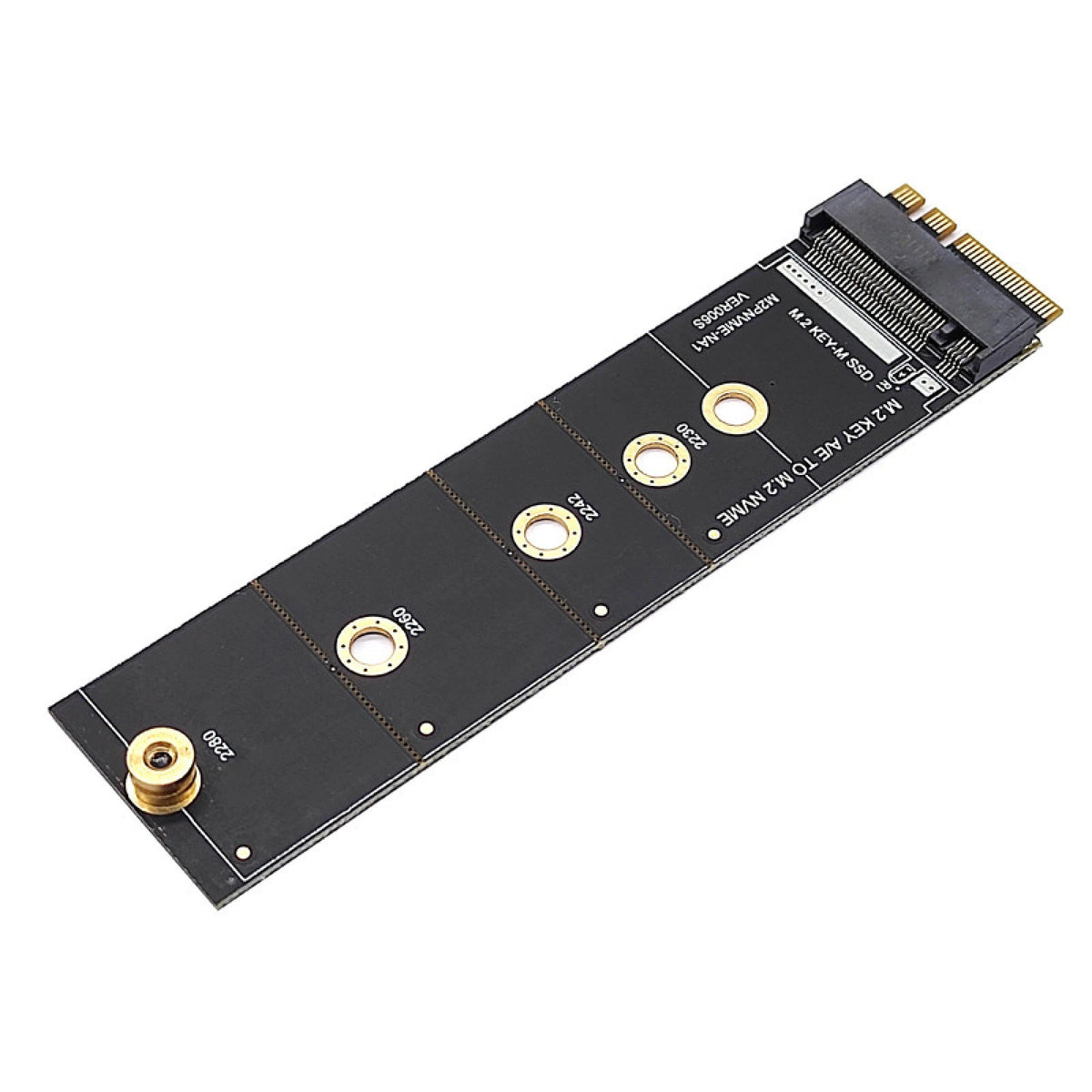 M.2 Key a E to M.2 NVME Adapter Card NGFF to Key M Expansion Card Solt Socket F