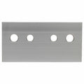 Supra Boat Backing Plate 66448-1 - 5 X 2 1/2 Inch Aluminum