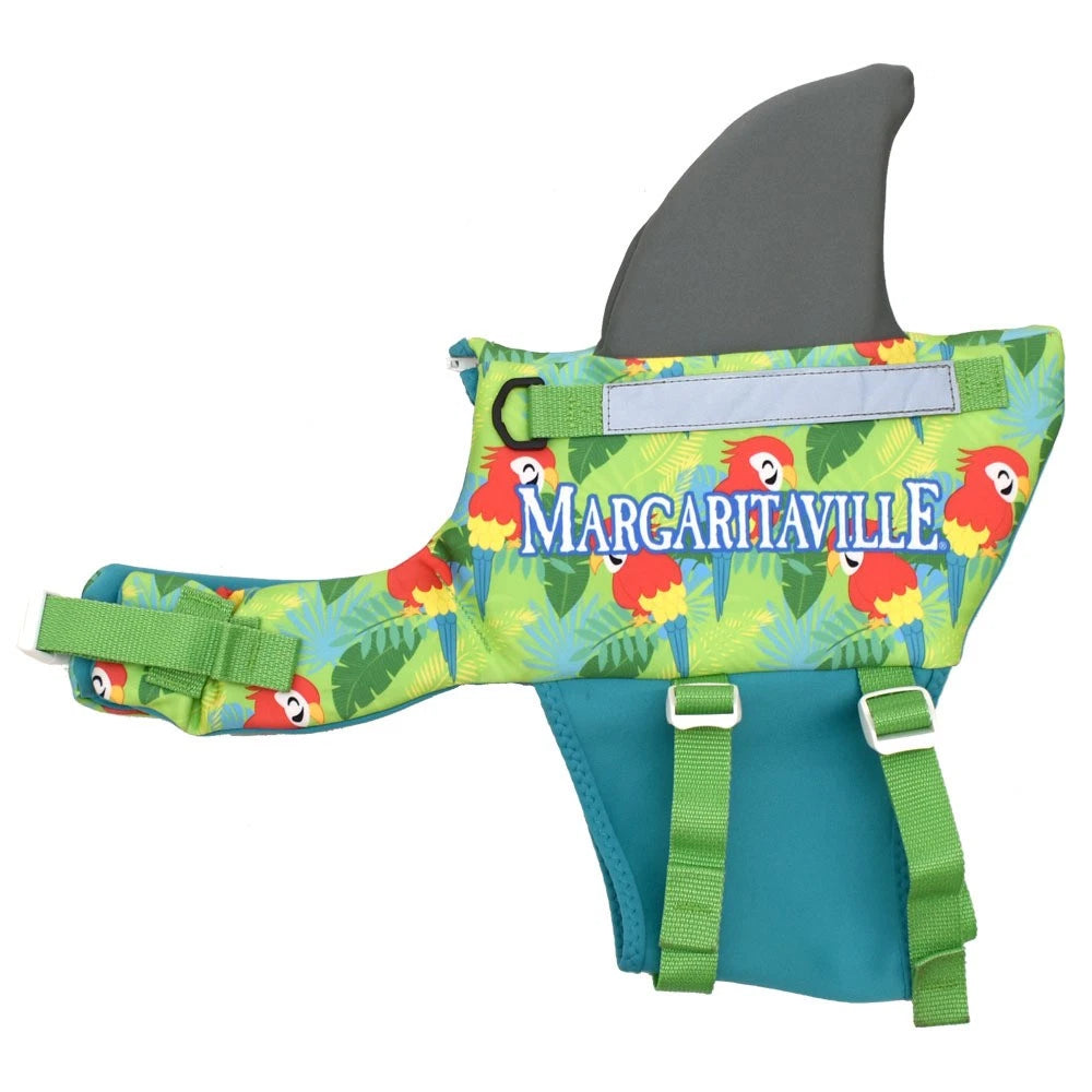 Margaritaville Boat Pet Nylon Life Vest - Shark Size Medium