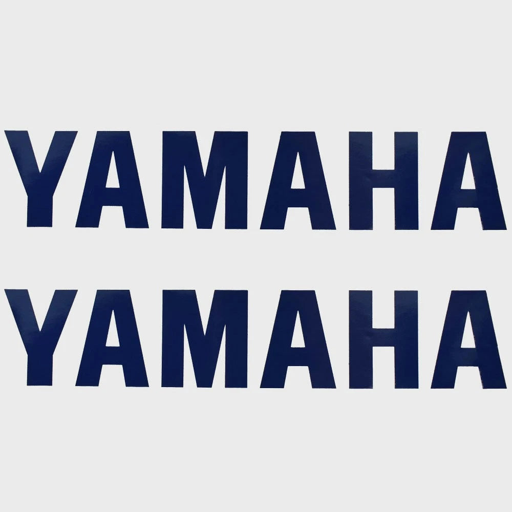 Yamaha Boat Wordmark Decals FOC-U4114-20 - Navy Logo Sticker (pair)