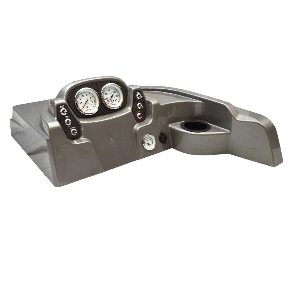 Crestliner Boat Dash Panel 2243877 - 1700 Vision Mercury Gauges 2017