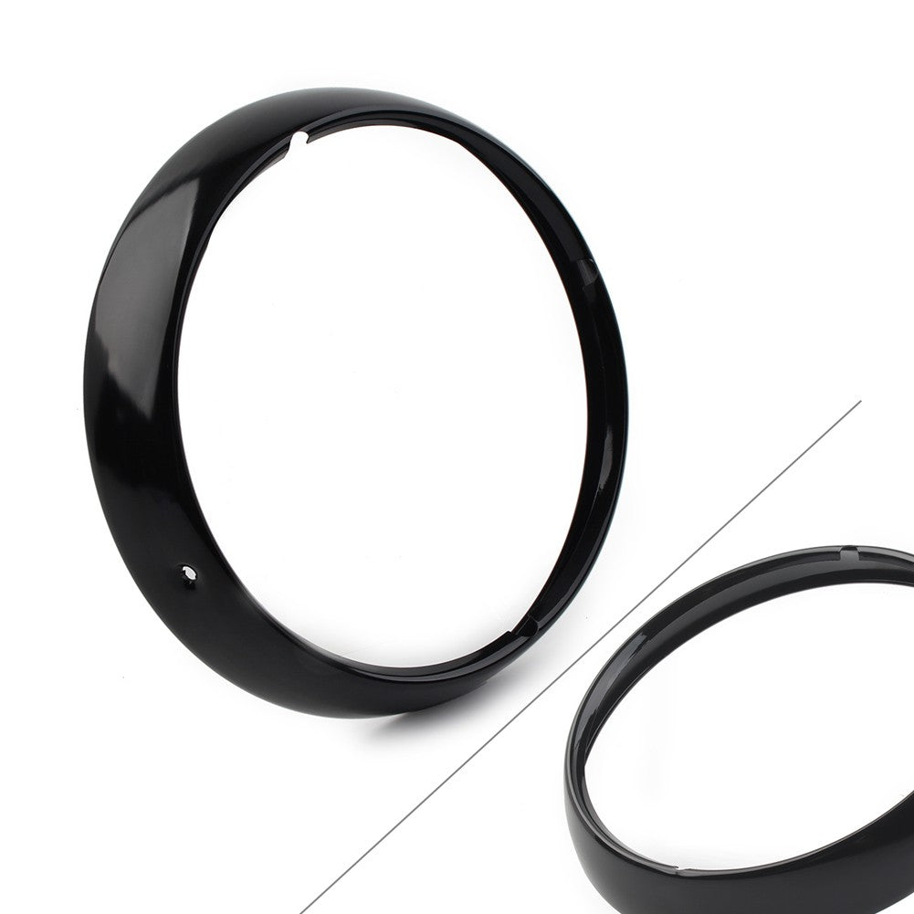 7" Headlight Trim Ring Visor Light Cover Fit Harley Touring Electra Street Glide