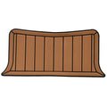 MasterCraft Boat Non-Skid Mat 553598 - X20 Transom Lounge Mocha