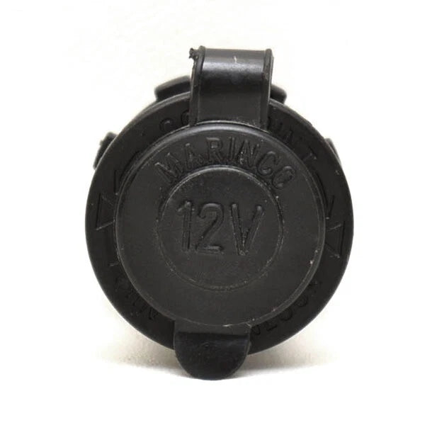 Marinco Boat Receptacle Port 42063 - Rinker 2220182 12V Black