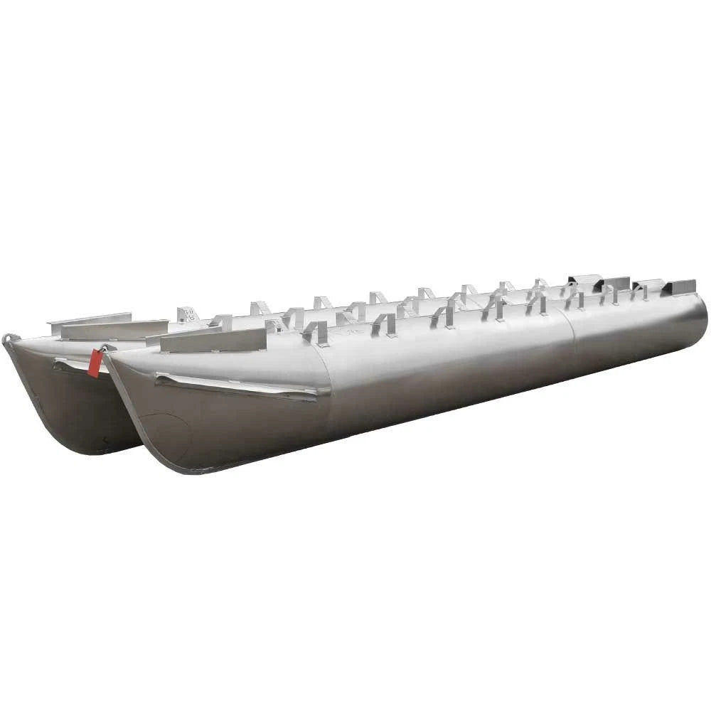 Pontoon Boat Log Float Tubes - 22 FT X 25 Inch with O Strakes (pair)