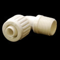 Powerquest Boat Elbow Fitting 2215 - 90 Degree White PVC 1/2 Inch