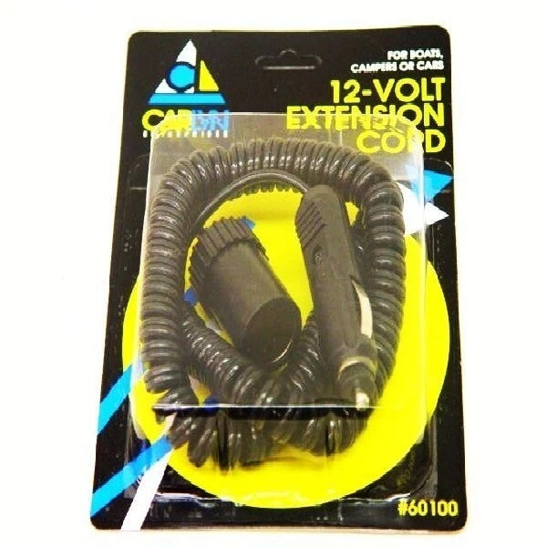 Carlyn Boat Extension Power Plug Cord 60100 - 10 Foot 12 Volt