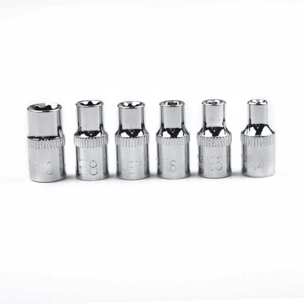 Drive Sockets E4 for e5 E6 E7 E8 for e10 1/4 Inch Star Female Hand Tools
