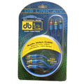 DB Link Boat RCA Cables 0322009 - 6ft Blue Competition Series