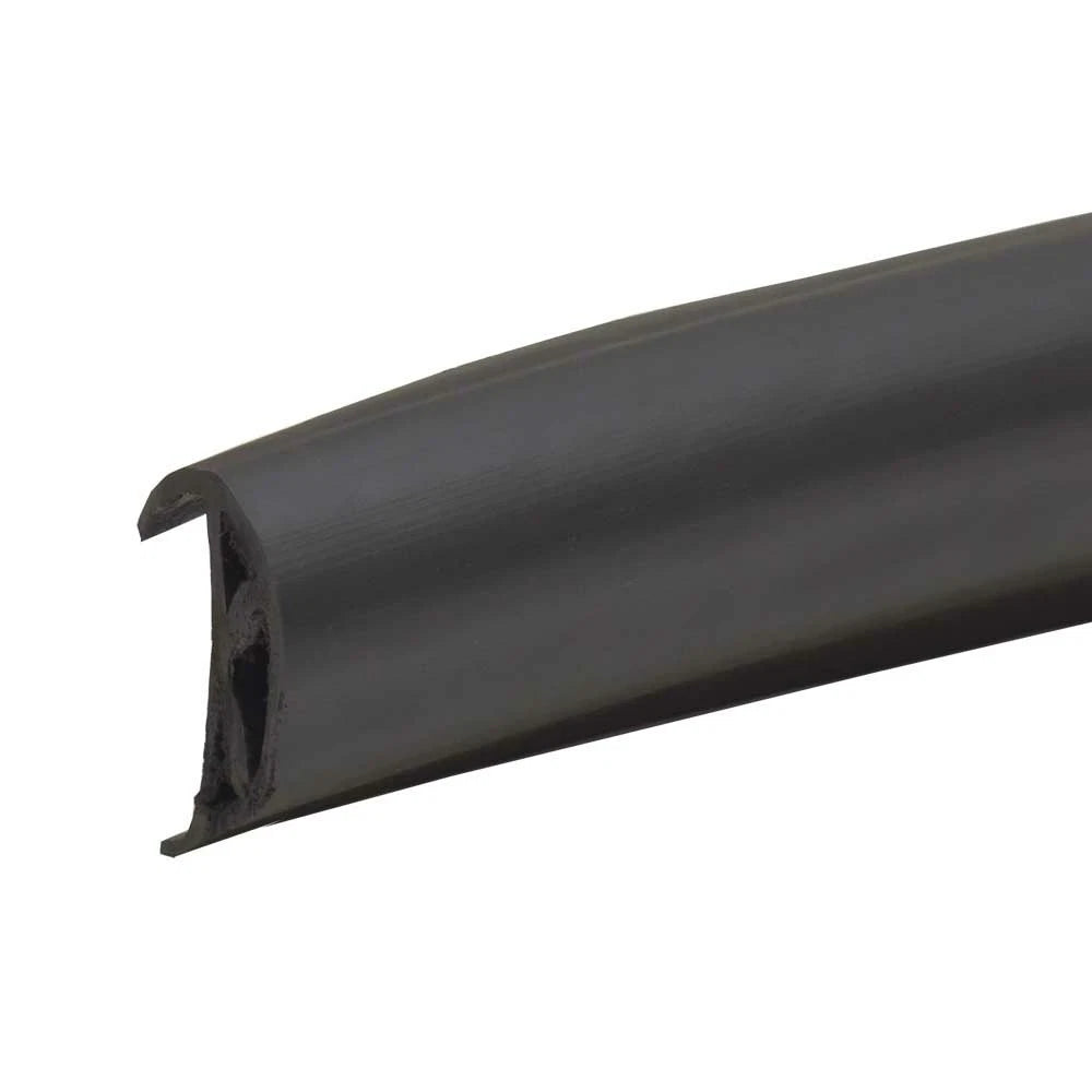 Dockmate Boat Pier Dock Guard Edging 45979 - P-Profile Black PVC 20 FT
