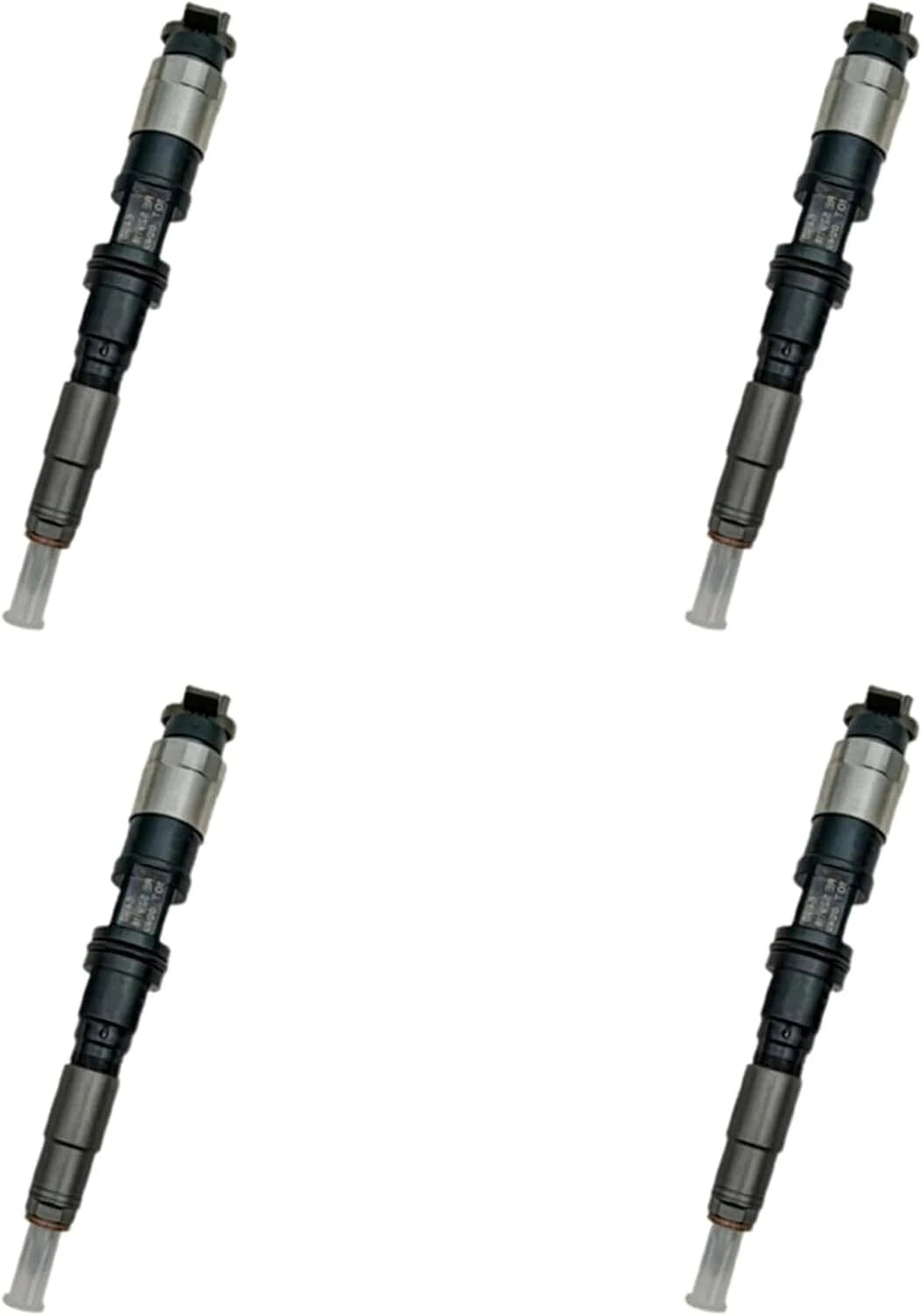 4Pcs Common Rail Injector 095000-6490 for John Deere HPCR 4045T 6068T S350