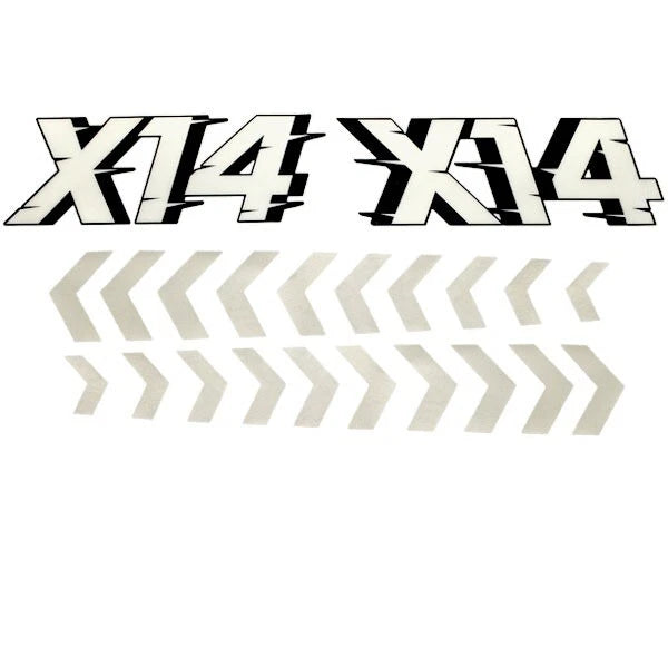 MasterCraft Boat Model Decal Kit 7506141K - X14 Glacier White