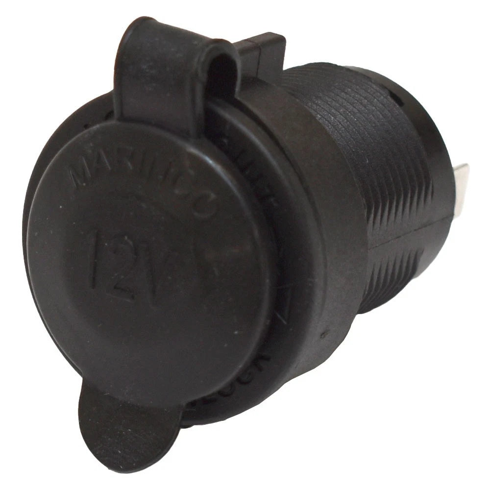 Marinco Boat Receptacle 12VRC.OEM - 12V with Rubber Cap