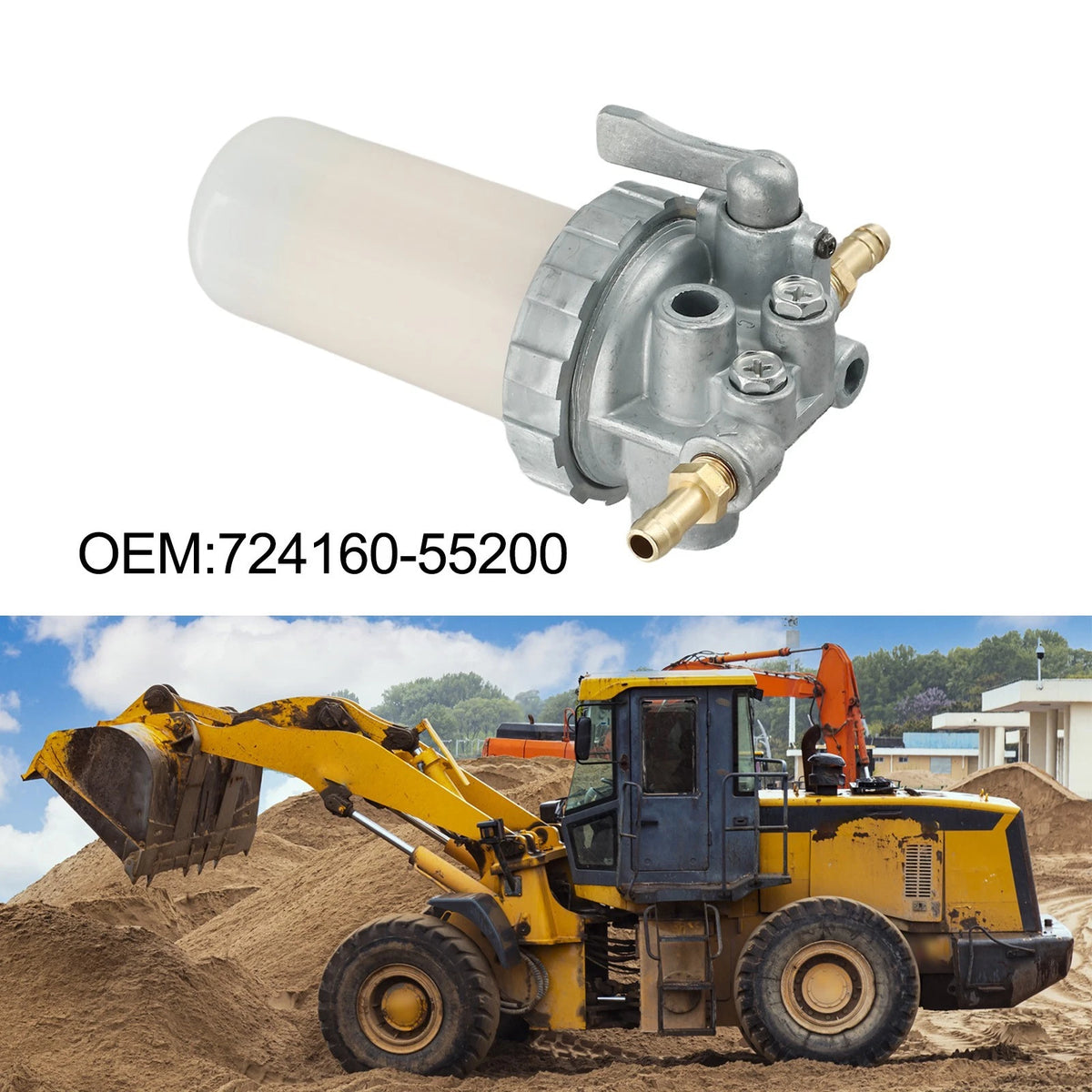 High Efficiency Fuel Filtration System for Select Models of for Yanmar Tractors