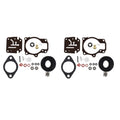 For Johnson Evinrude 50 55 60 HP Carburetor Carb Rebuild Kit with Float 2pack
