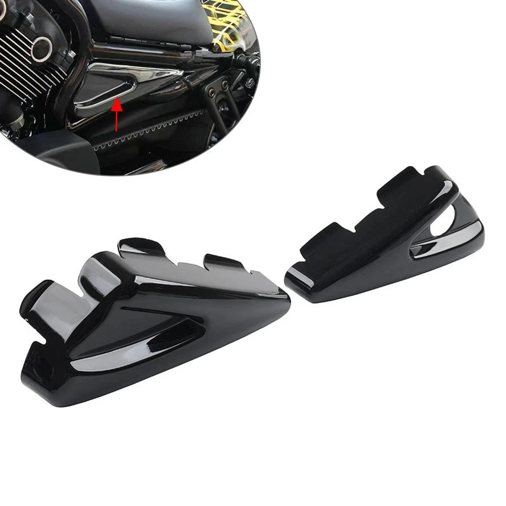 Glossy BLK Side Frame Tank Cover for Harley V-Rod VRSCA Night Rod Special 02-06