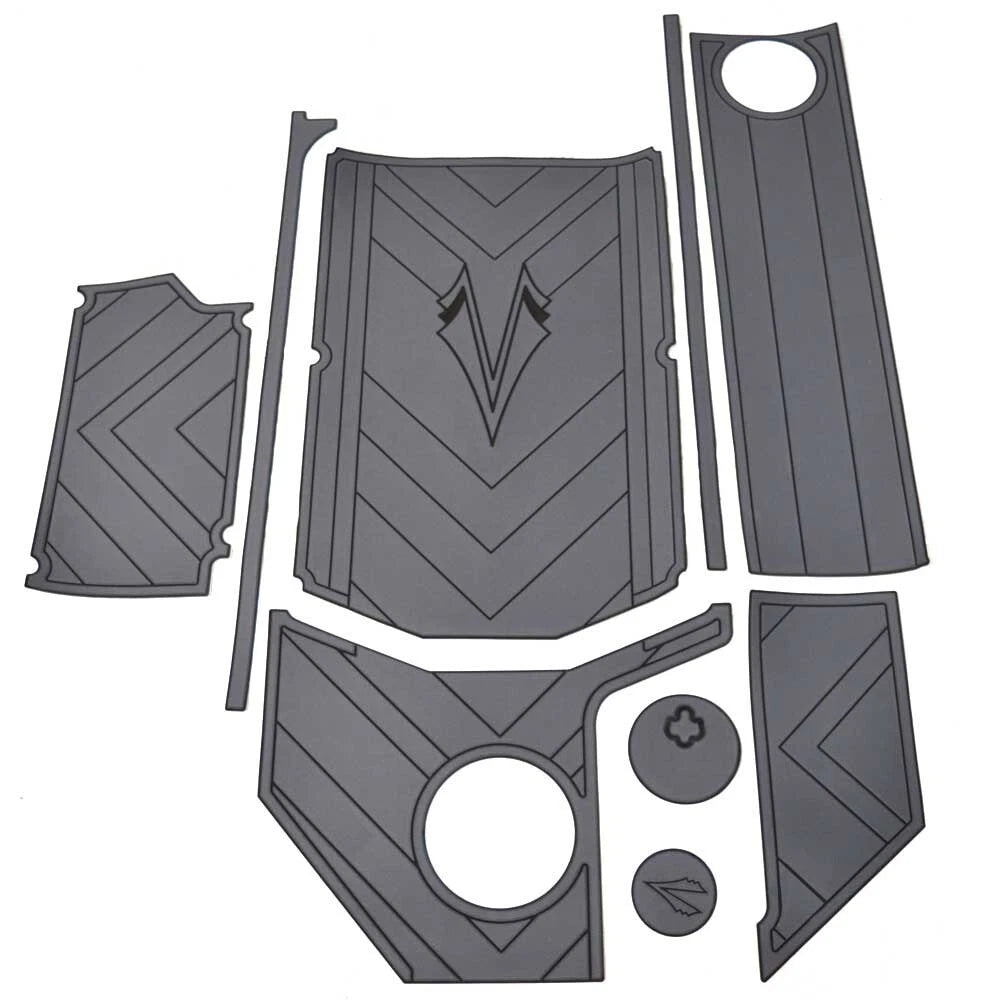 Supra Boat Non-Skid Deck Mat 117011 - SR Dark Gray (set of 9)