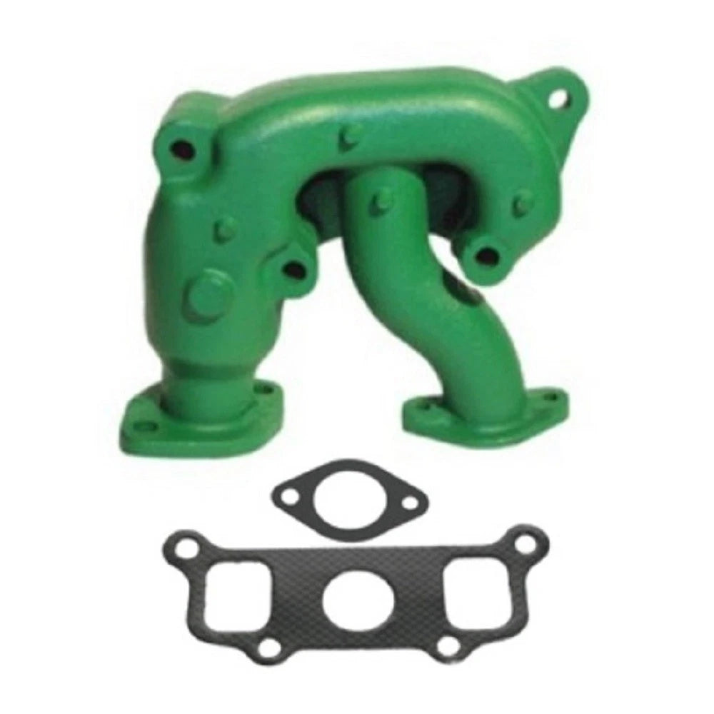 B2472R Exhaust Manifold with Gaskets Fits John Deere Late S/N Tractor Model B