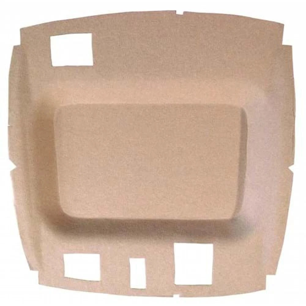 CR6001H Headliner, Sailcloth Tan Vinyl with Formed Plastic Fits John Deere